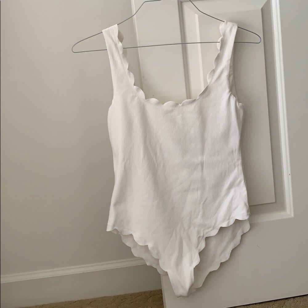 Marysia Scalloped one piece swimsuit size M